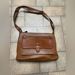 Brown Leather Fossil Purse